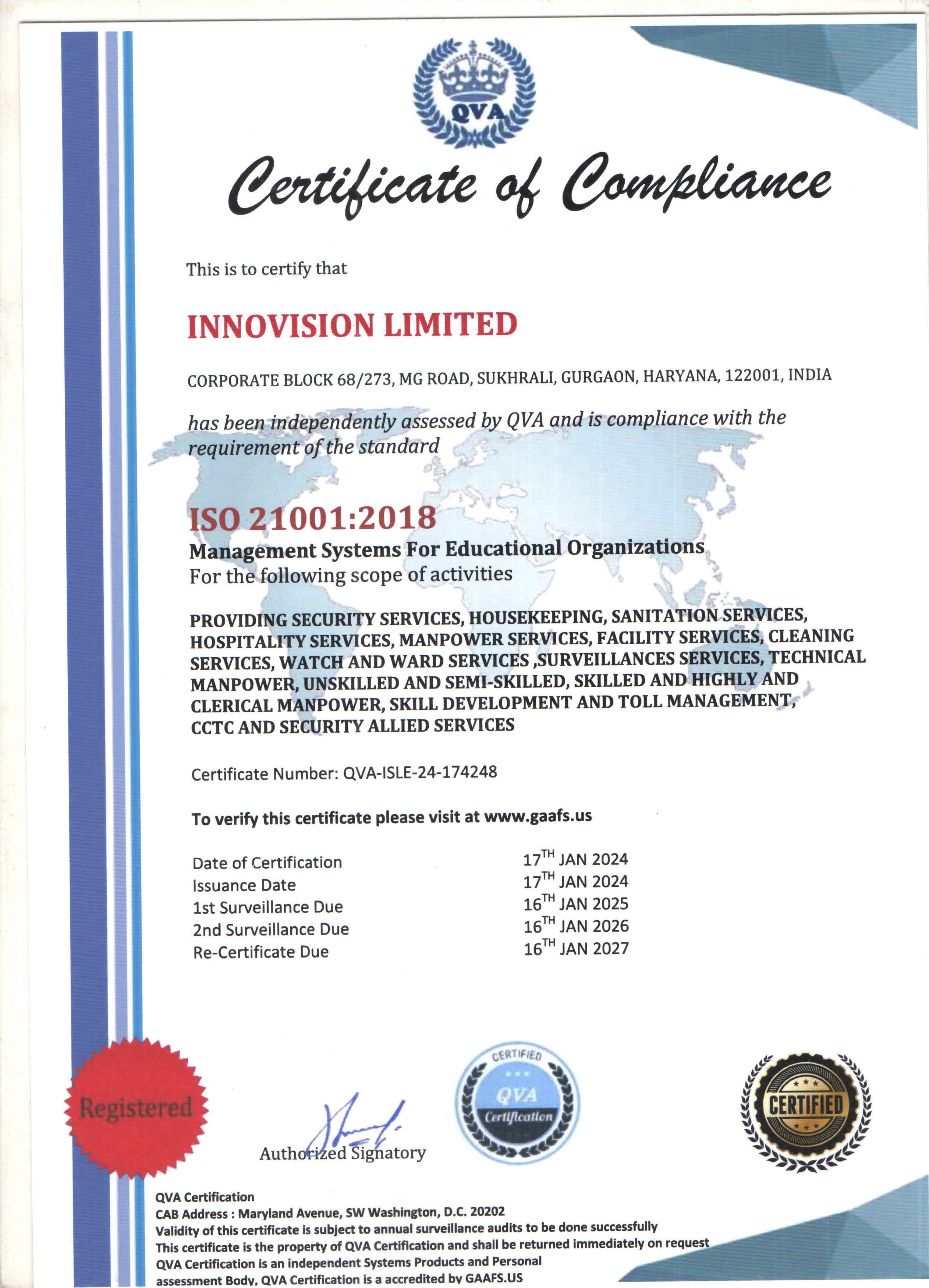 ISO 21001:2018